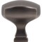 Jeffrey Alexander 1-3/8" Overall Length Brushed Pewter Square Audrey Cabinet Knob 278L-BNBDL - alternate 3